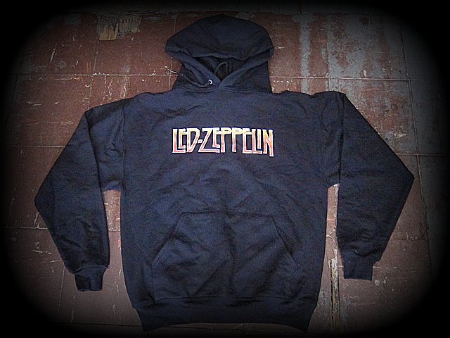 Led Zeppelin- LOGO / SWAN SONG - TWO SIDED PRINTED / HOODIE